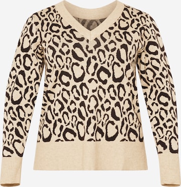 EVOKED Sweater 'Viril' in Beige: front