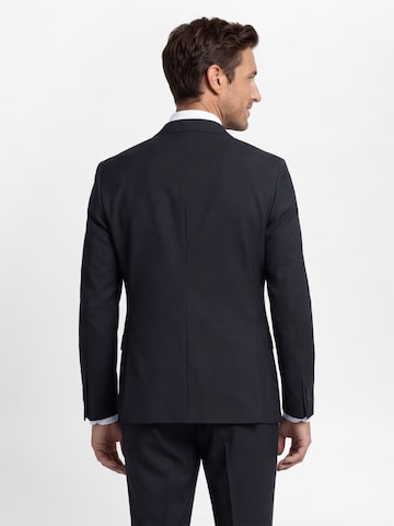Finshley & Harding London Comfort fit Business-colbert ' Berry ' in Blauw