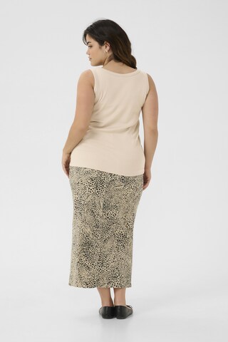 Top 'KCCarina' di KAFFE CURVE in grigio