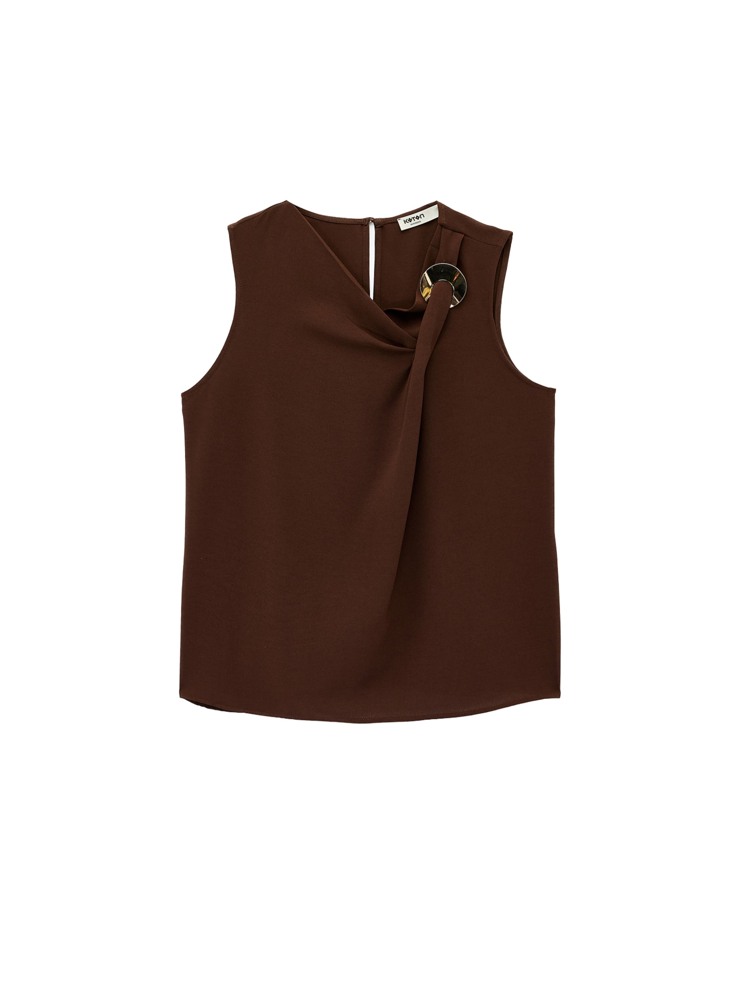 Koton Blouse in Bruin: voorkant