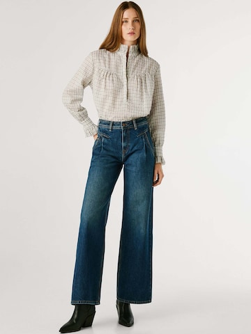 Wide Leg Jean Pepe Jeans en bleu