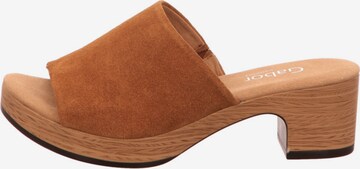 GABOR Clogs 'Kreta' in Brown