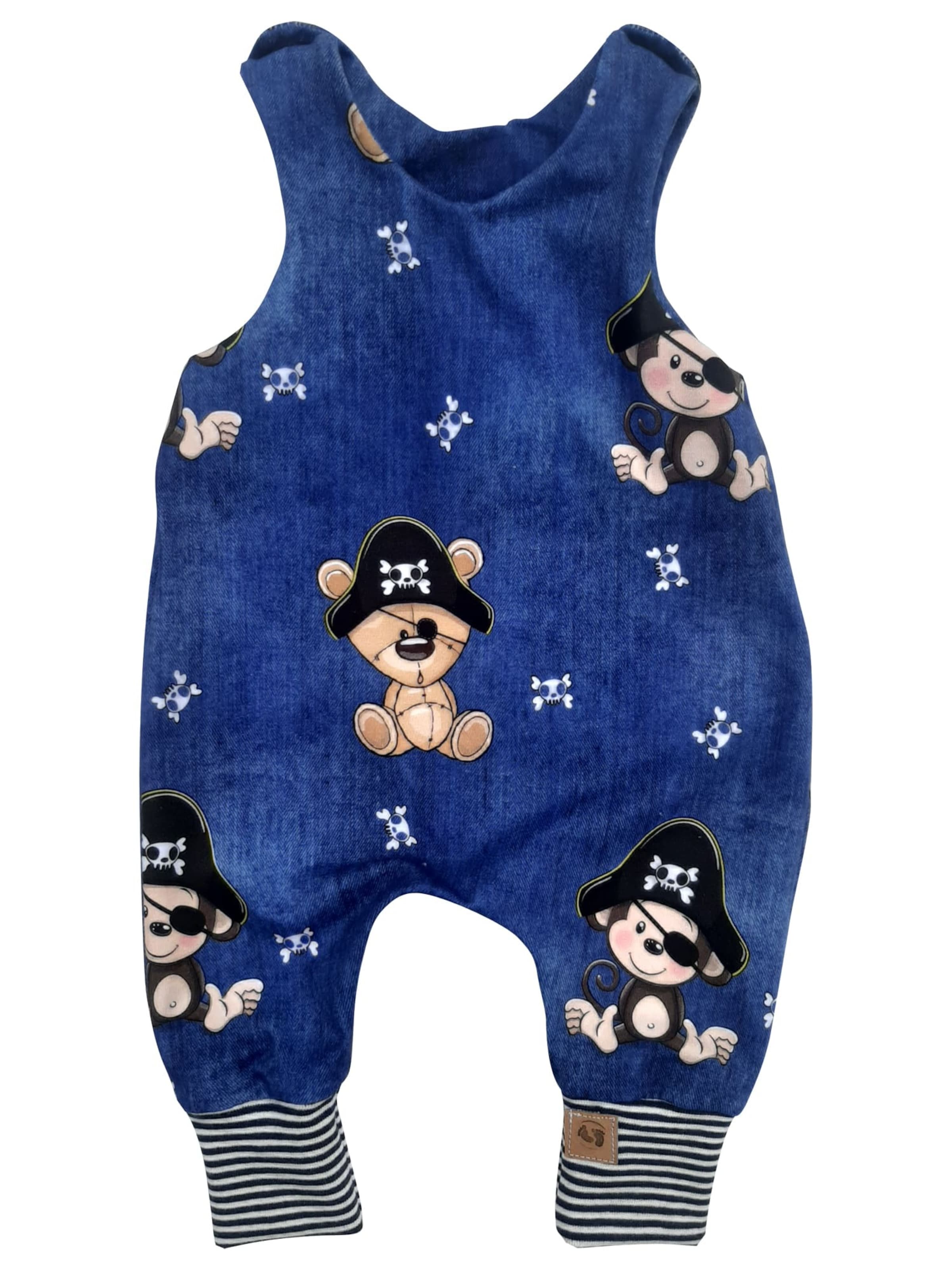 Land-Juwelen Romper/bodysuit in Blue: front