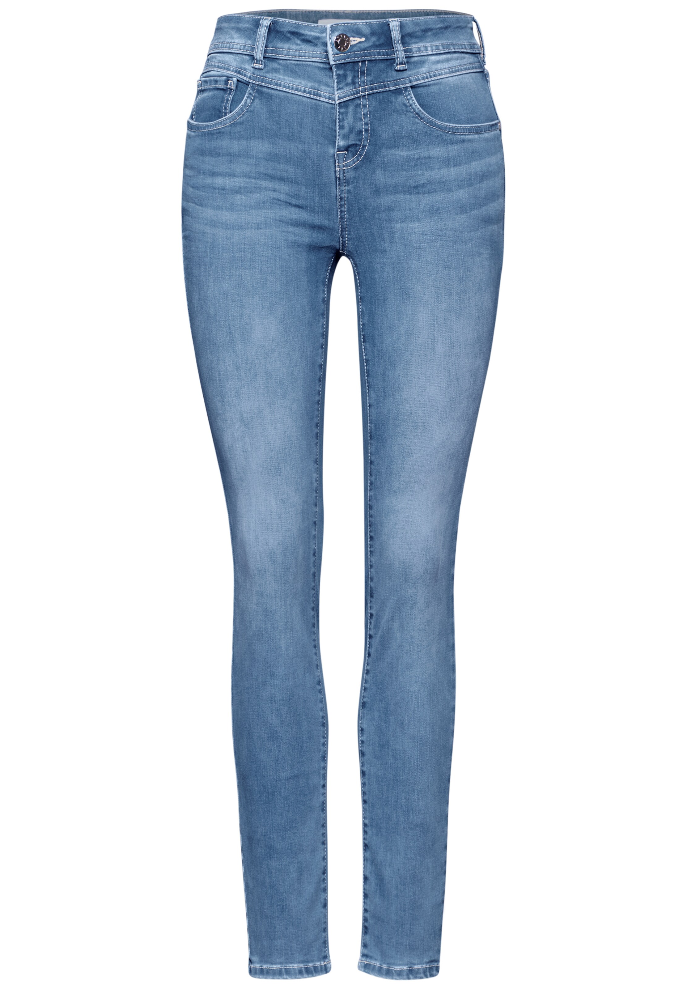 STREET ONE Slim fit Jeans in Blue: front