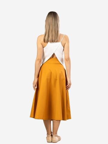 Nikka Place Skirt 'Tulip' in Yellow