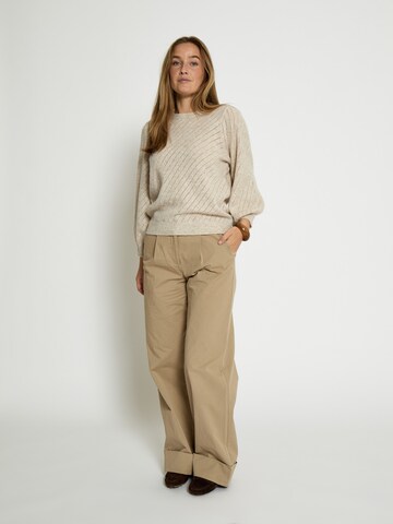 Pull-over 'Jill' Peppercorn en beige