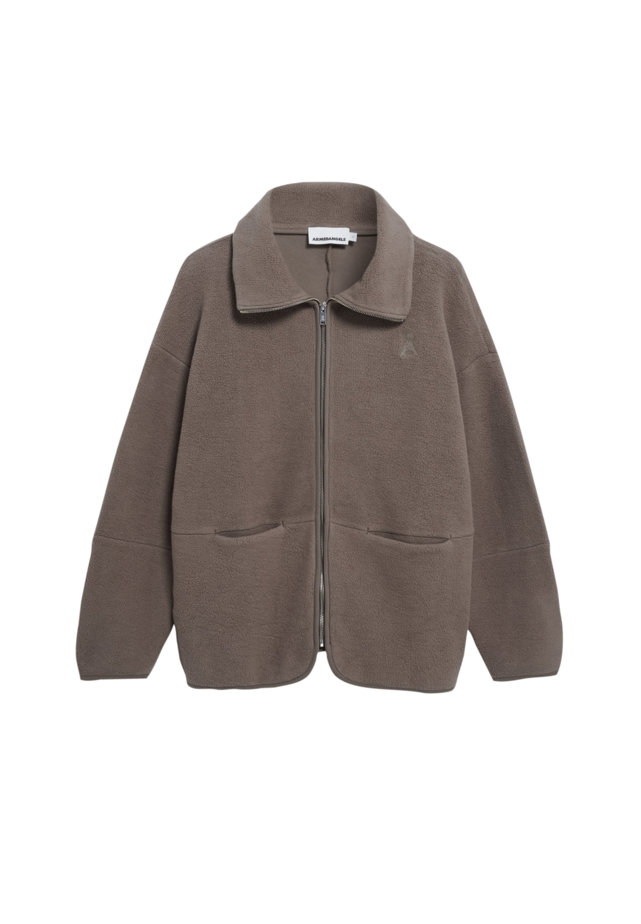 ARMEDANGELS Between-Season Jacket in Brown: front