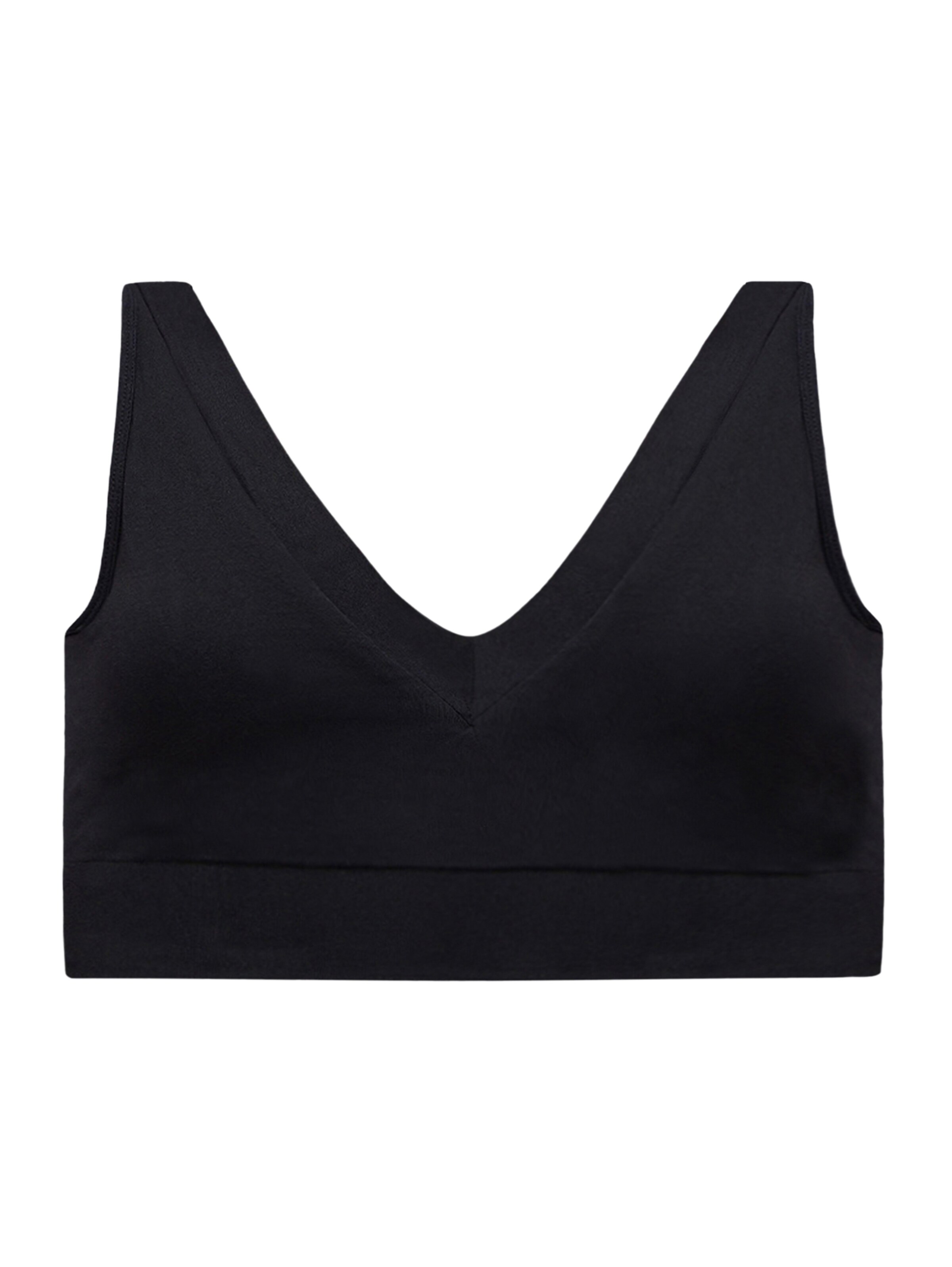 No Matter What Sporttop "Ernte" in Schwarz: Vorderseite