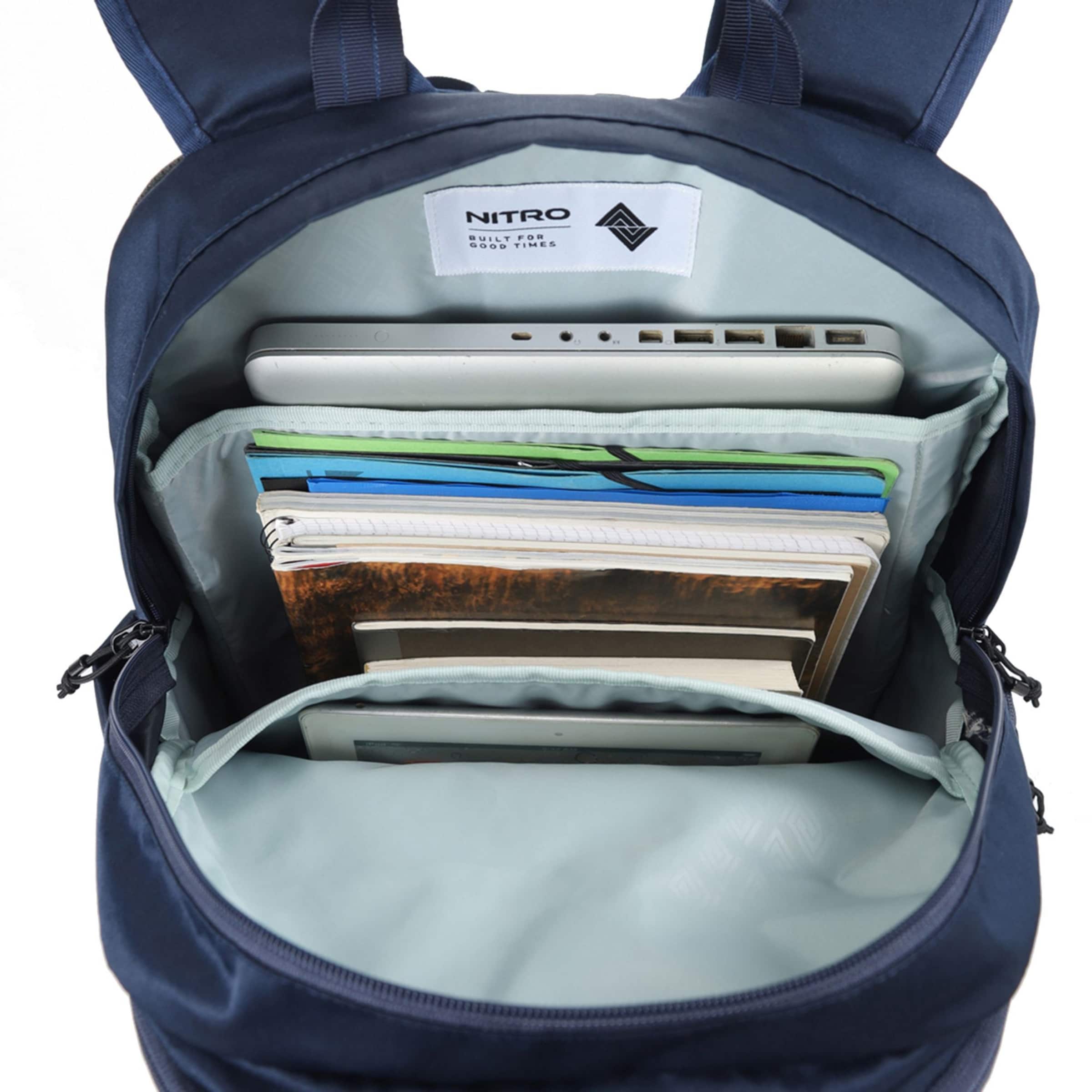 NitroBags Rugzak 'Future' in Blauw