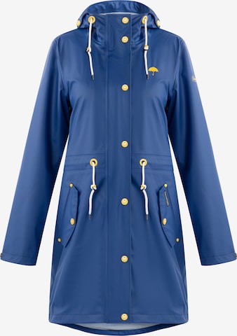 Manteau fonctionnel Schmuddelwedda en bleu : devant