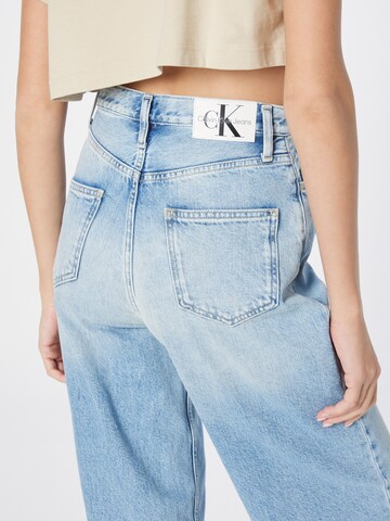 Calvin Klein Jeans Wide Leg Jeans in Blau