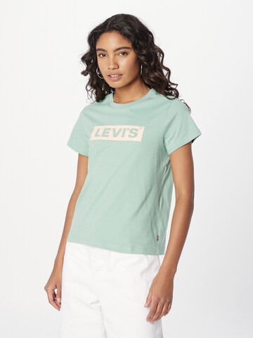 LEVI'S ® Shirt 'The Perfect Tee' in Groen: voorkant