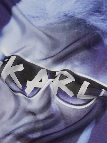 Foulard 'Archive' di Karl Lagerfeld in nero