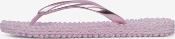 ILSE JACOBSEN T-Bar Sandals 'CHEERFUL' in Pink: front