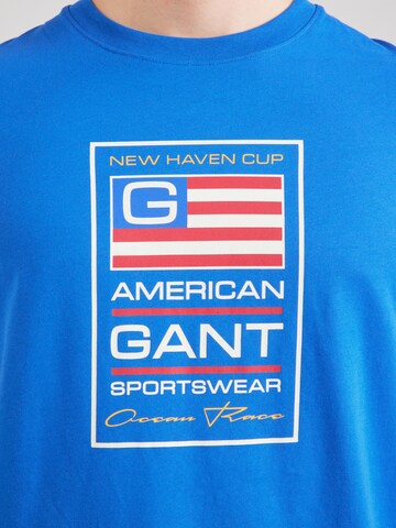 GANT T-Shirt (GOTS) in Blau