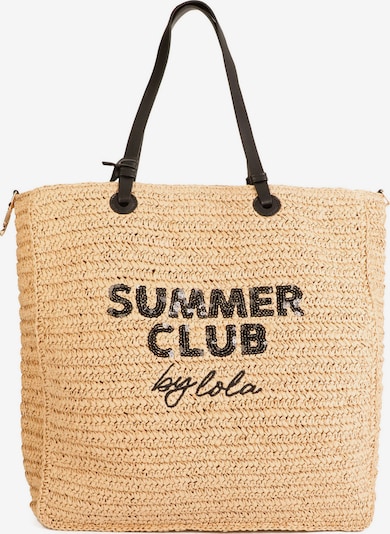 Lola Casademunt Strandtasche in cappuccino, Produktansicht