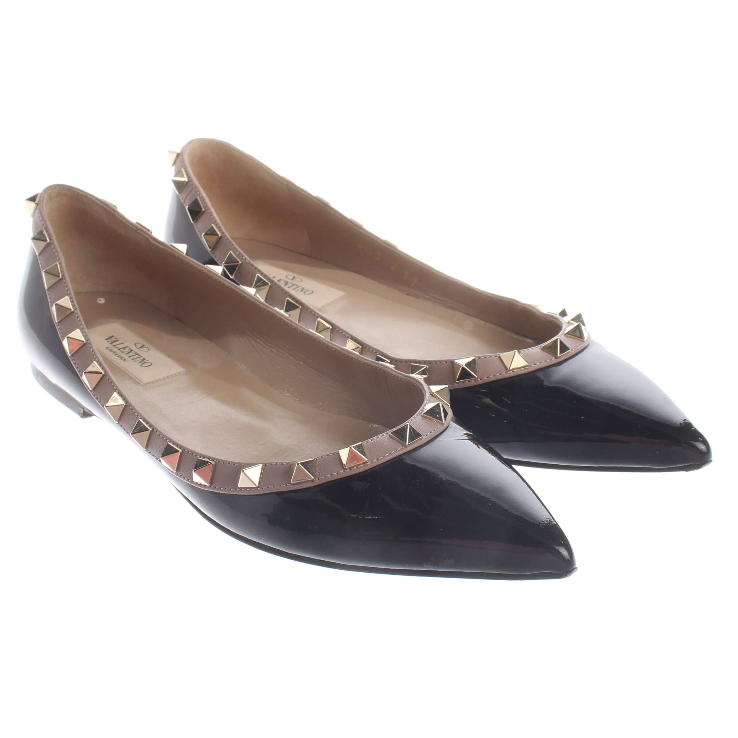 VALENTINO Flats & Loafers in 37 in Black, Item view