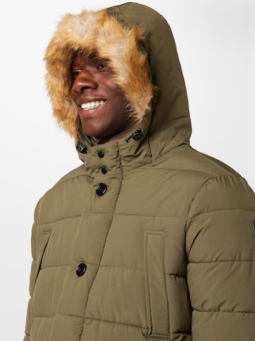 BURTON MENSWEAR LONDON Winter Jacket in Green