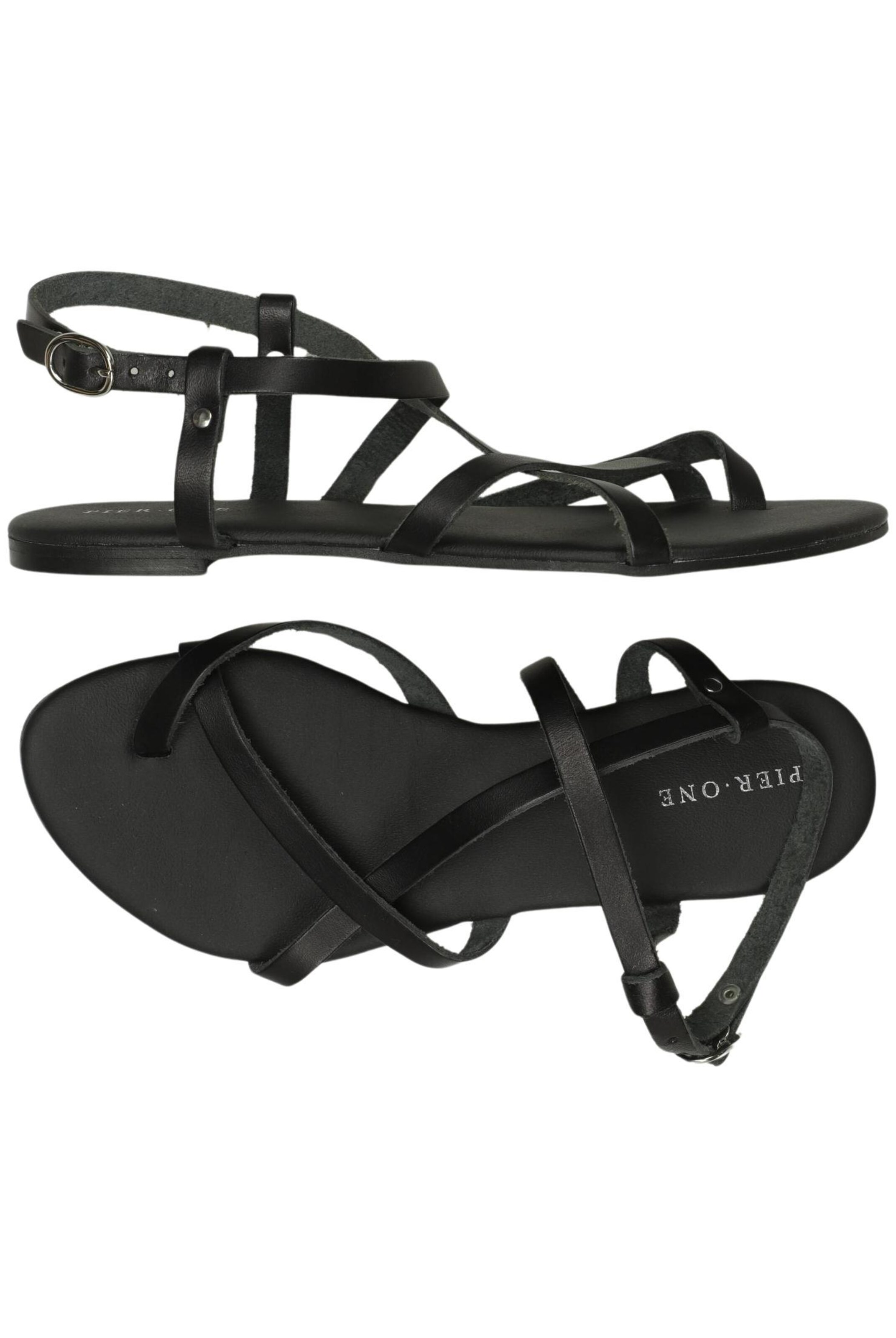 Pier One Sandalen 36 in Schwarz: Vorderseite