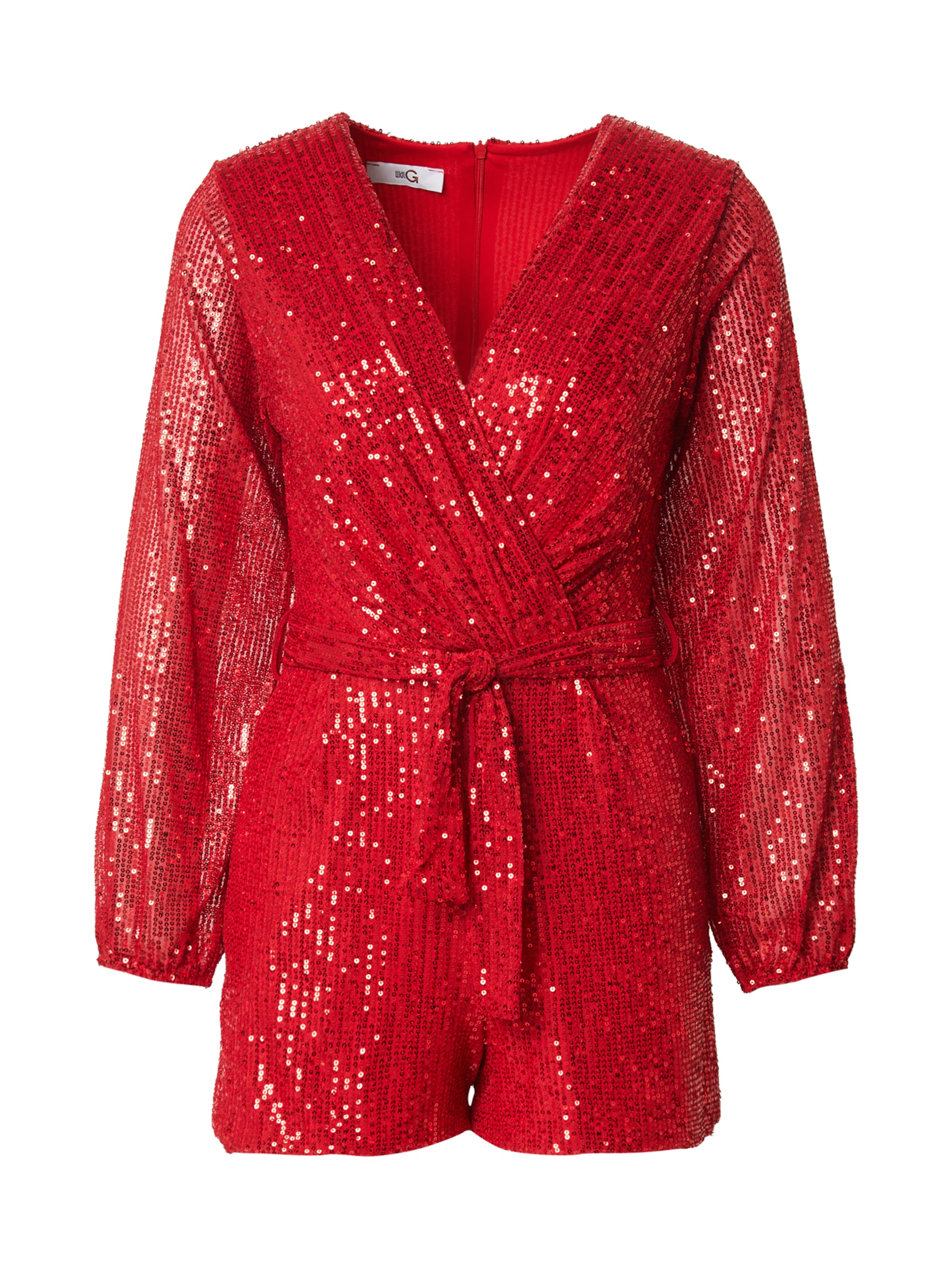 Combinaison WAL G. en rouge : devant