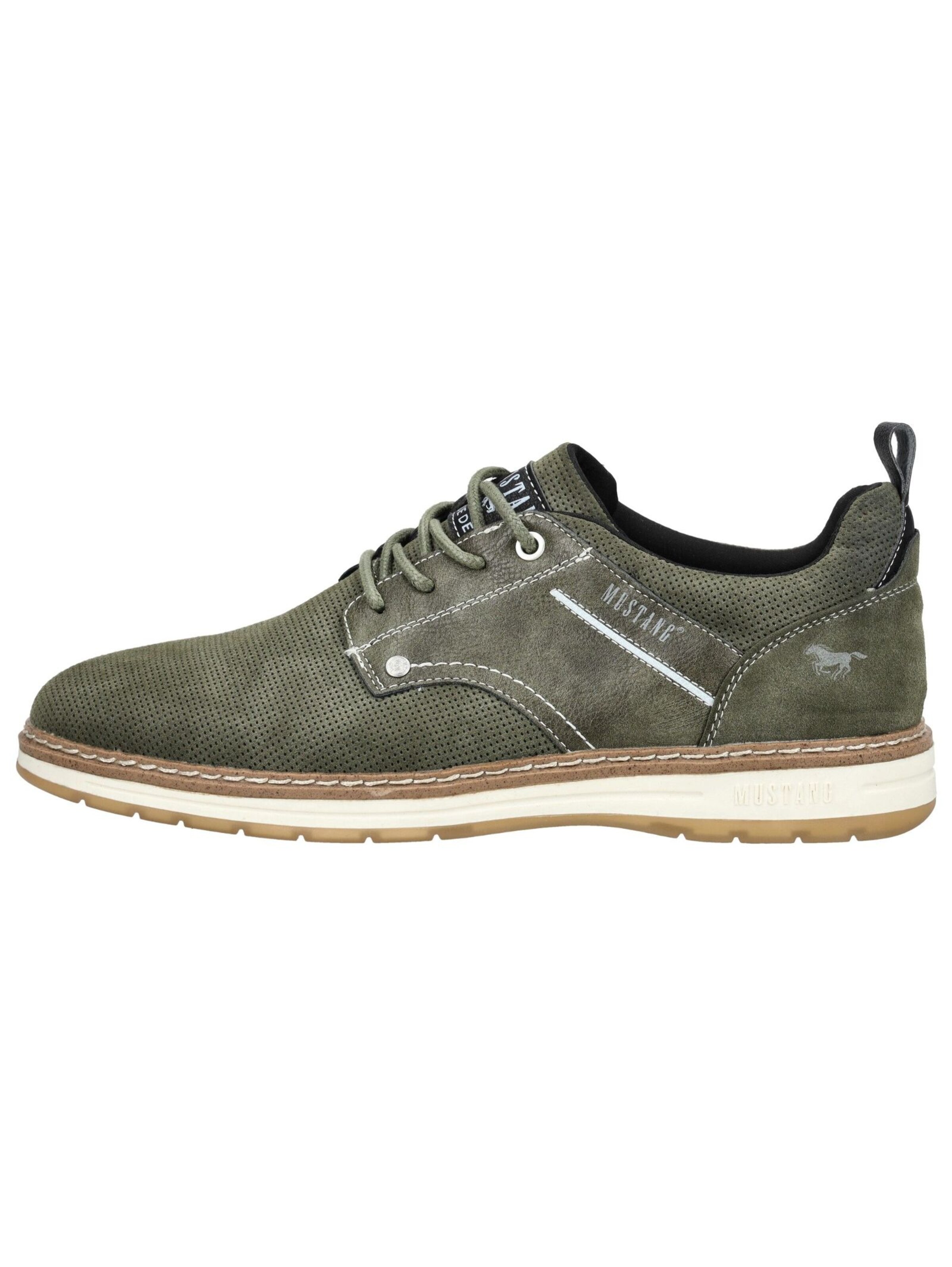 MUSTANG Athletic lace-up shoe in Green