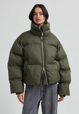 SECOND FEMALE Přechodná bunda 'Riya' – zelená: přední strana