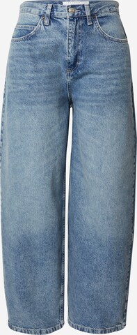 TOPSHOP Wide leg Jeans i blå: framsida