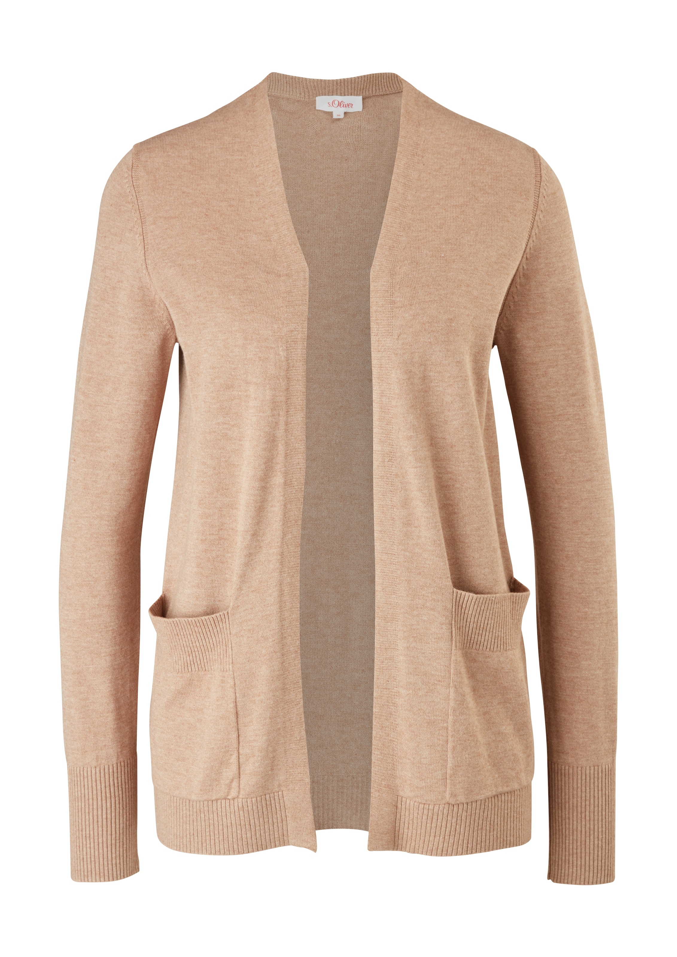 s.Oliver Strickjacke in Braun: Vorderseite