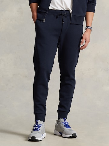 Polo Ralph Lauren Tapered Trousers in Blue: front
