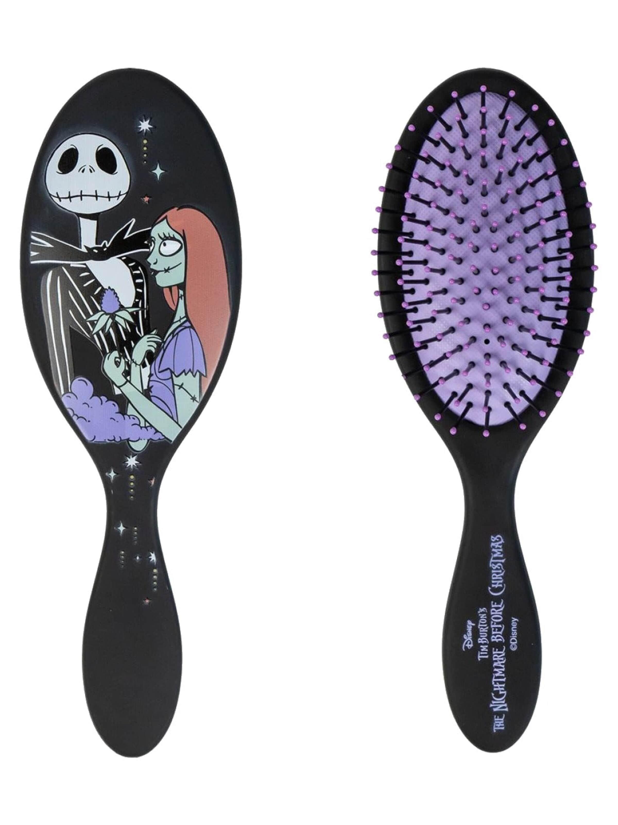 DISNEY Set 'Disney Nightmare Before Christmas Beauty Set Haarborstel Haar Scrunshies' in Zwart