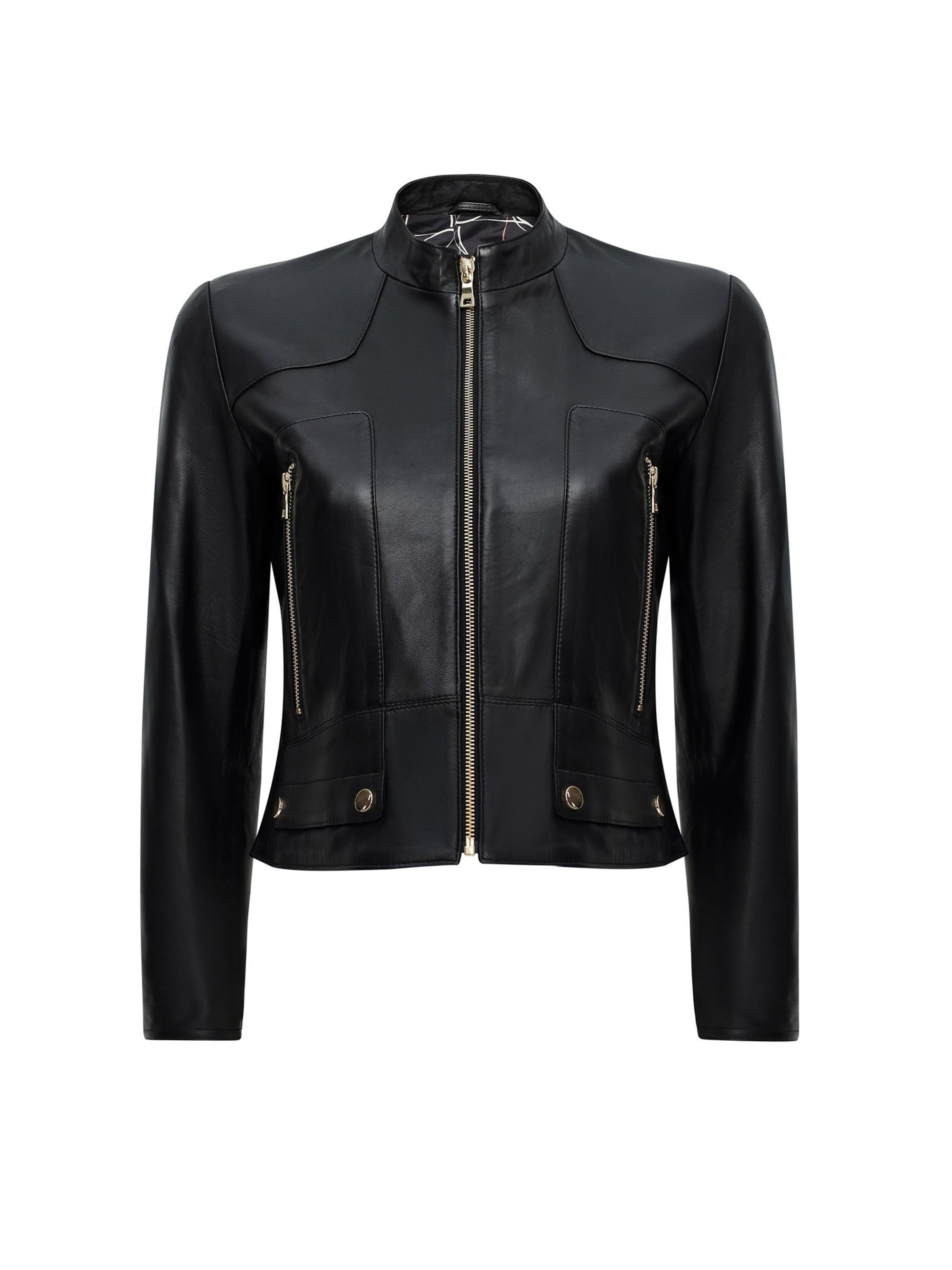 Veste mi-saison Derimod en noir : devant