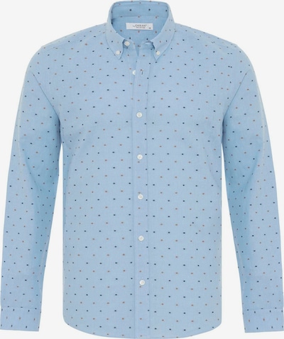 Dandalo Košulja u svijetloplava / tamno plava / karamela, Pregled proizvoda