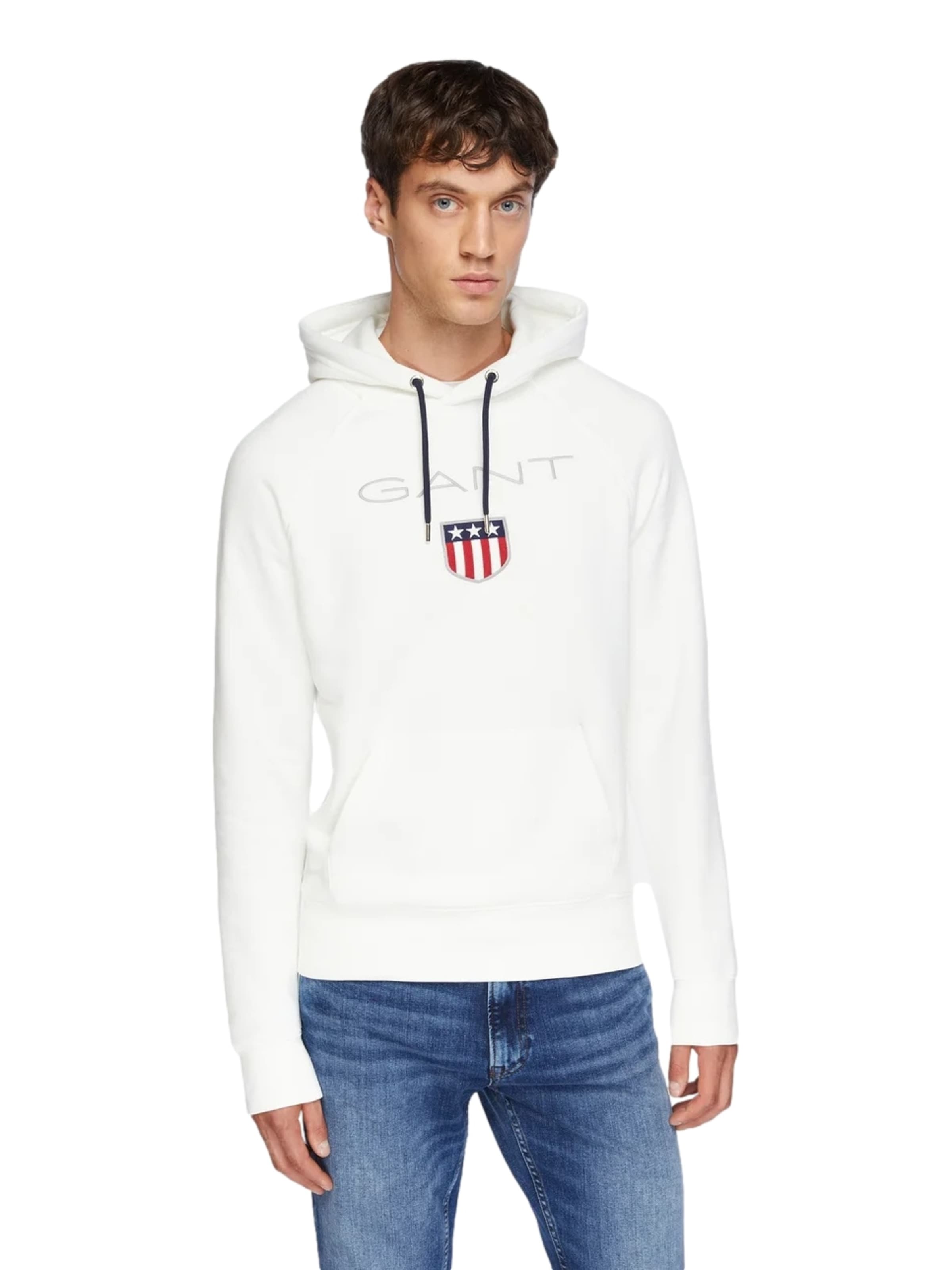 GANT Sweatshirt in White: front