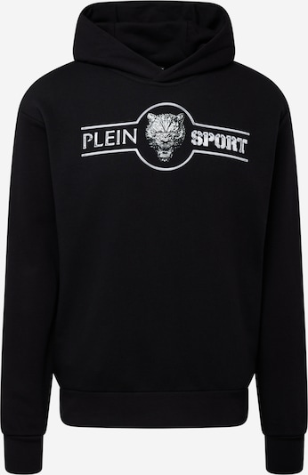 Plein Sport Sweatshirt i grå / svart / hvit, Produktvisning