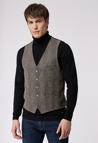 Gilet de costume ROY ROBSON en gris : devant