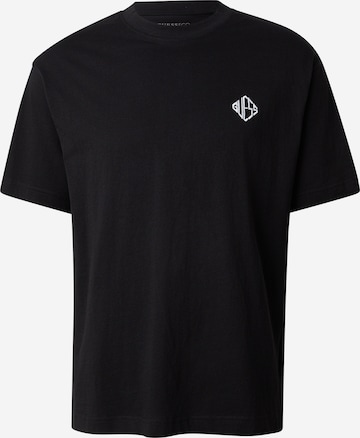 Tricou de la GUESS pe negru: față