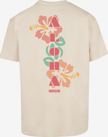 F4NT4STIC Shirt 'Aloha' in Beige