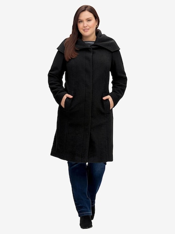 SHEEGO Between-Seasons Coat in Black: front