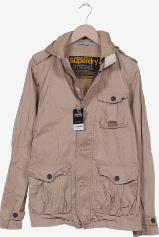 Superdry Jacket & Coat in L in Beige: front