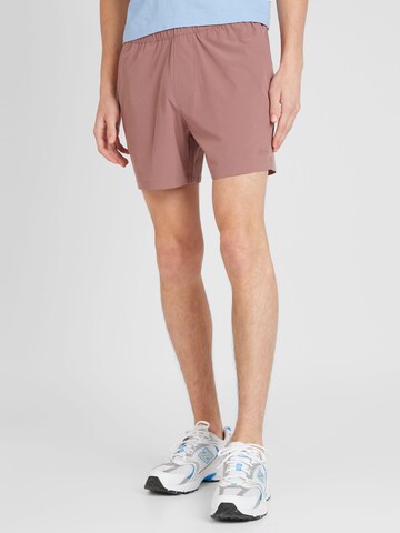 HOLLISTER Regular Trousers in Pink: front