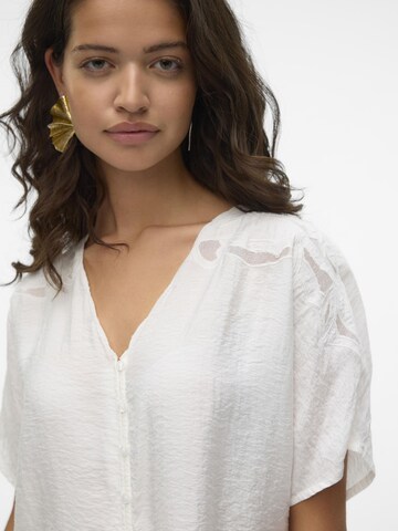 VERO MODA Bluse i hvid