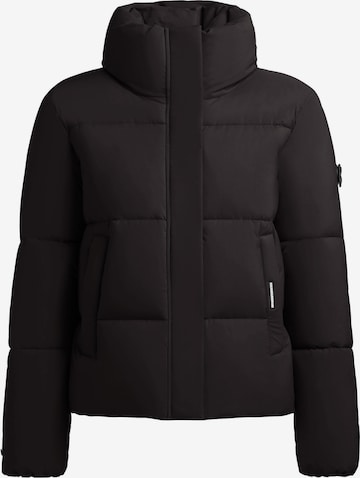 khujo Winterjacke 'Rinja2 Matt' in Schwarz: Vorderseite