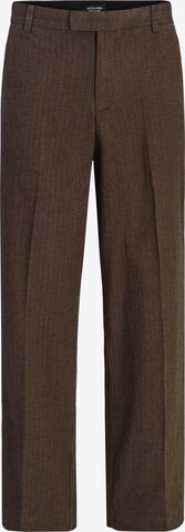 Wide leg Pantaloni con piega frontale di JACK & JONES in marrone: frontale