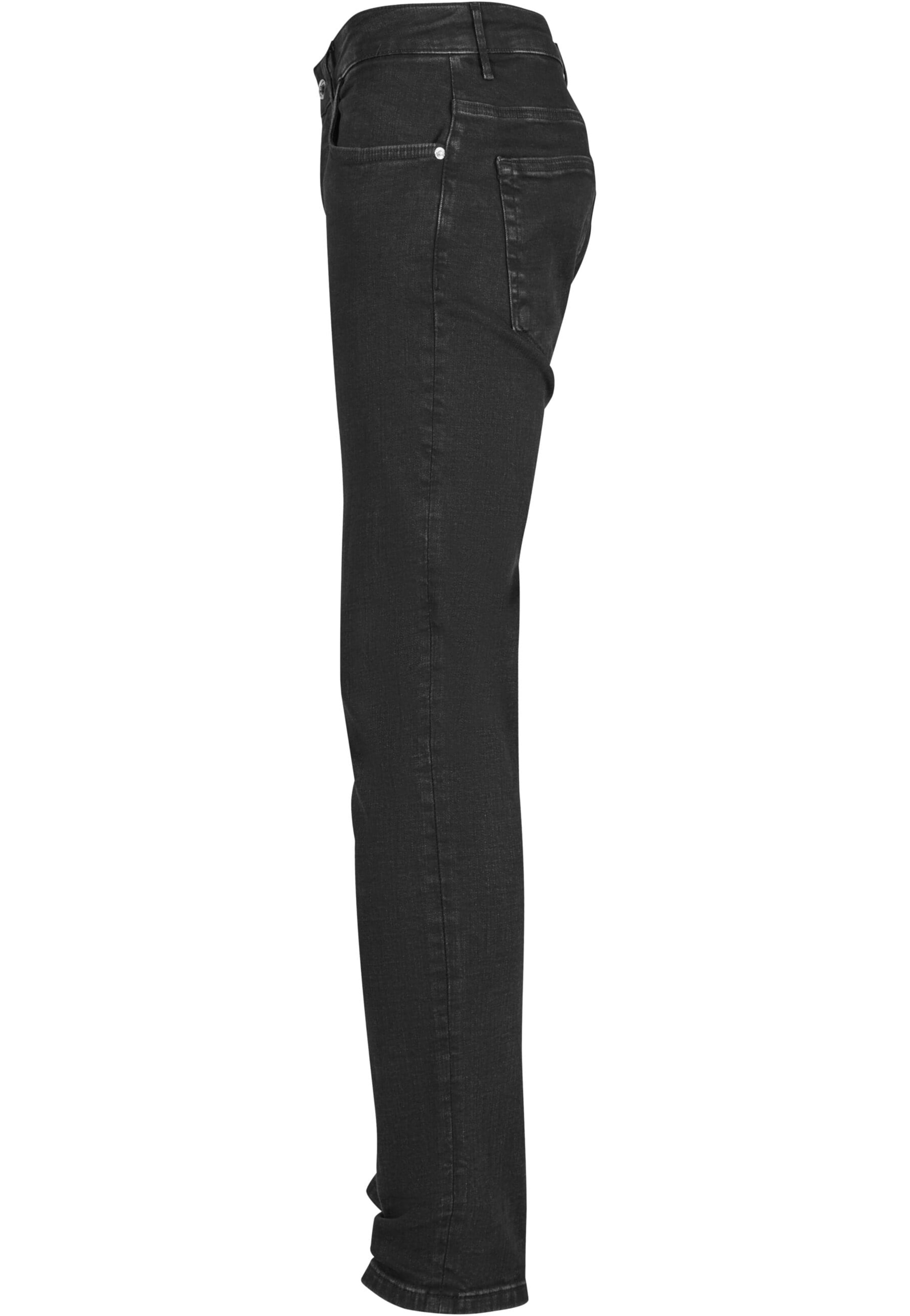 2Y Premium Tapered Jeans in Zwart