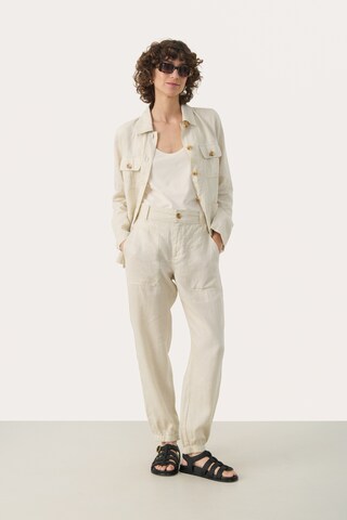 Part Two Tapered Trousers 'ShenasPW' in Beige