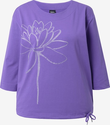 Ulla Popken Shirt in Lila: Vorderseite
