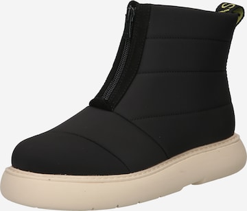 TOMS Bootie 'ALPARGATA MALLOW PUFFER' in Black: front