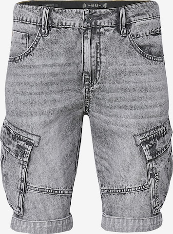 KOROSHI Regular Cargofarkut värissä harmaa: etupuoli