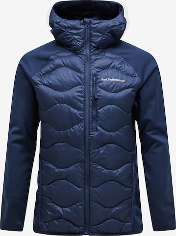 PEAK PERFORMANCE Athletic Jacket in Blue: front