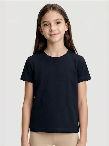 Tommy Life - Camisola 'TOMMY Herren-T-Shirt Aus Baumwolle Und Elasthan' em azul: frente